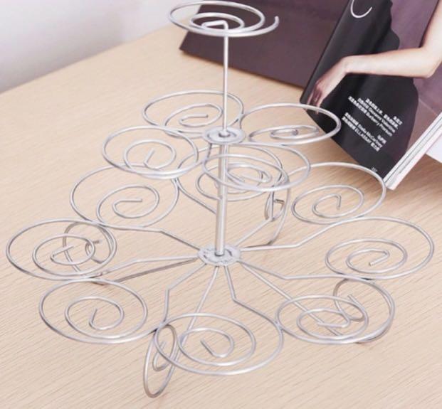 Cupcake Stand (Category: Bakeware) located in Pasay City. Submitted by jejuvan (Listing ID 1033177861, Image 3). Description: Cupcake Stand made of stainless Black- 15 to 24pcs cupcakes 600php Silver- 13pcs cupcakes 230php White- Muffin/Cupcake Single PC 120php .