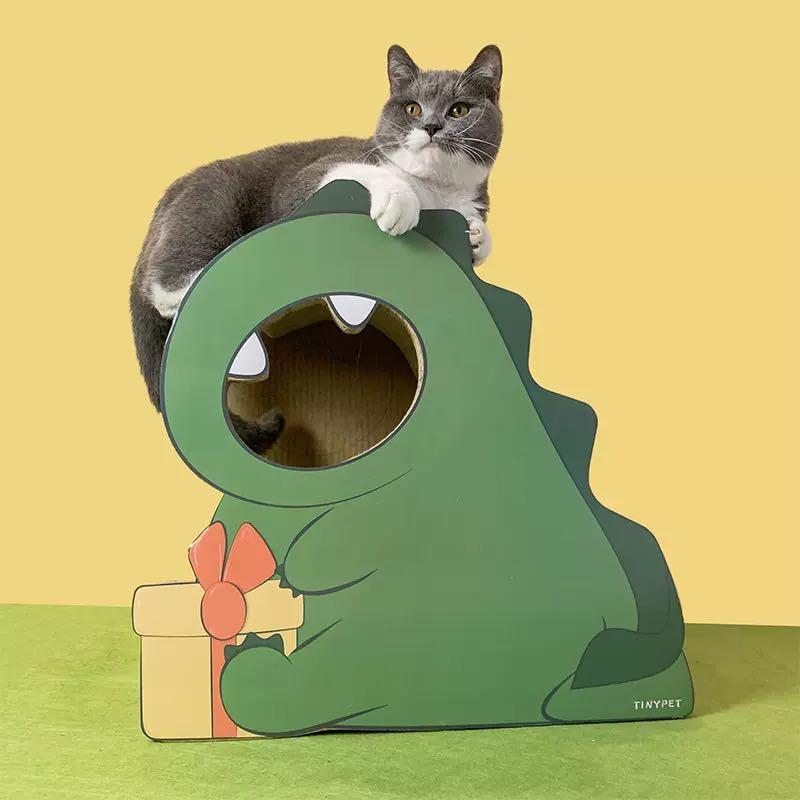Cute dino Cat Scratching post, Pet Supplies, Homes Other Pet
