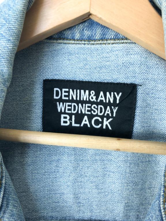 denim & any wednesday black デニムジャケット