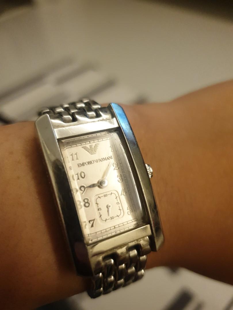 Genuine armani watch sales