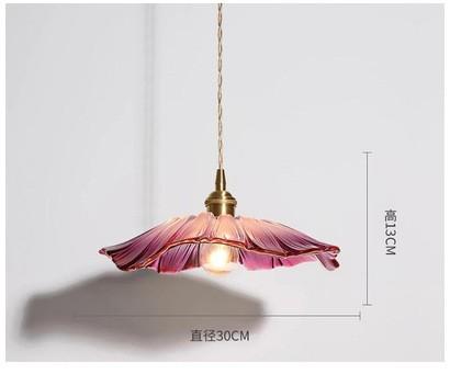 Glass flower pendant outlet