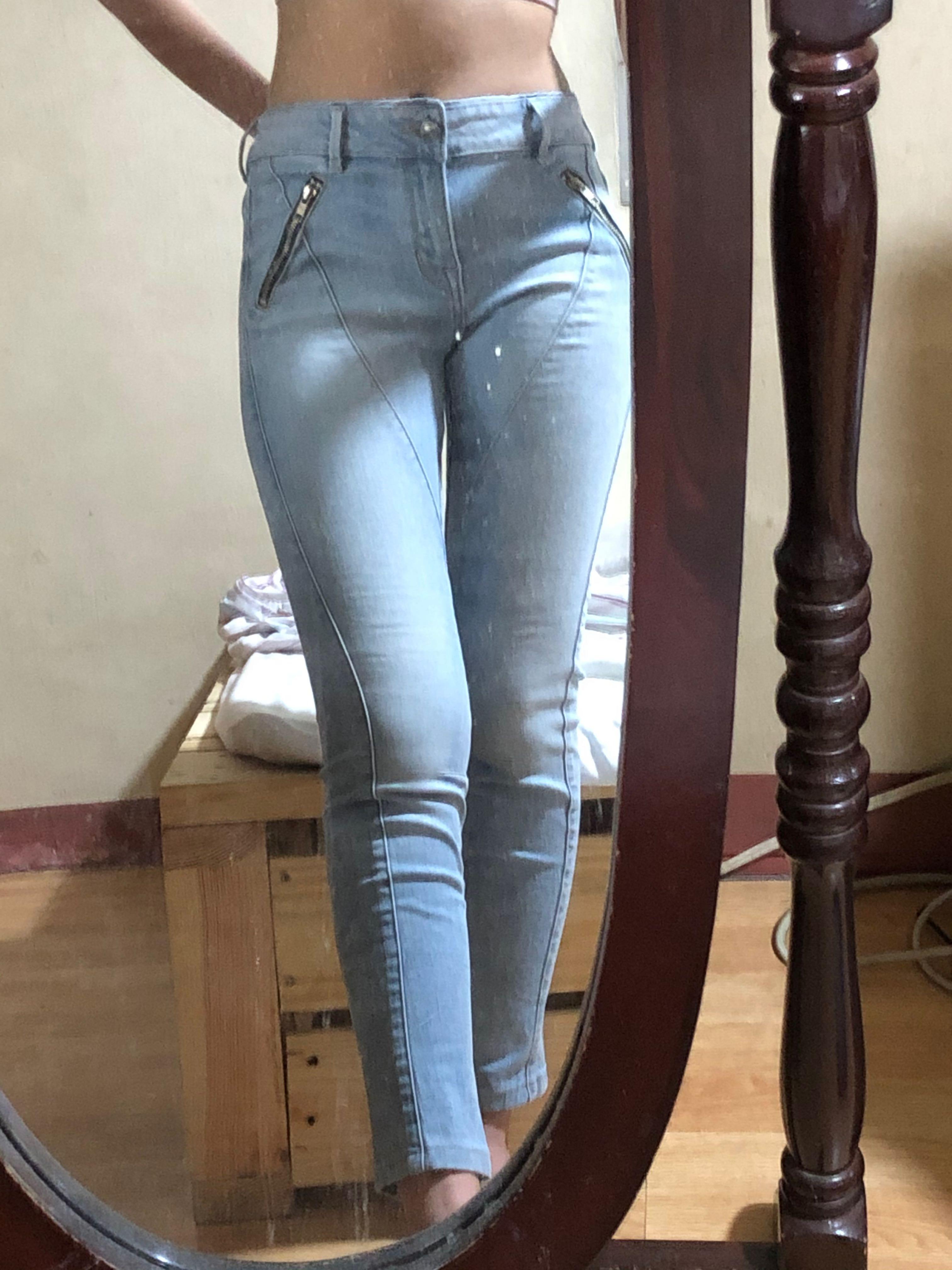 Guess zipper cheap jeans