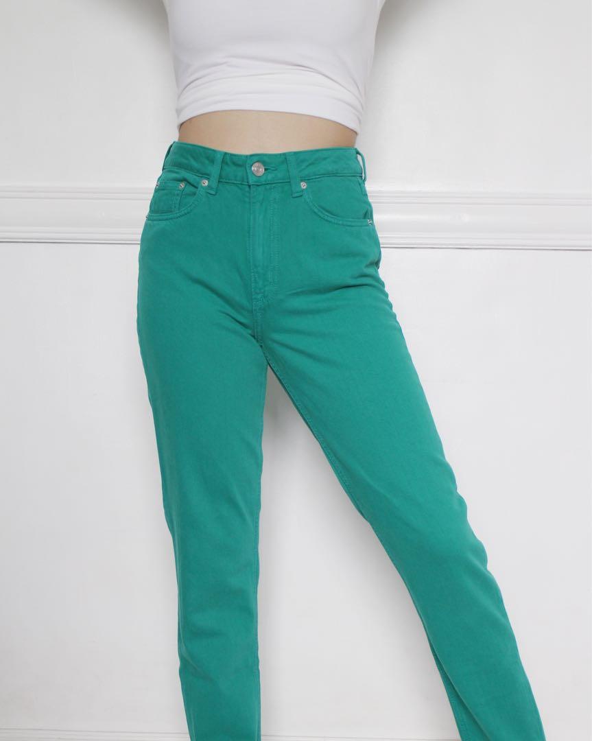 green jeans pants