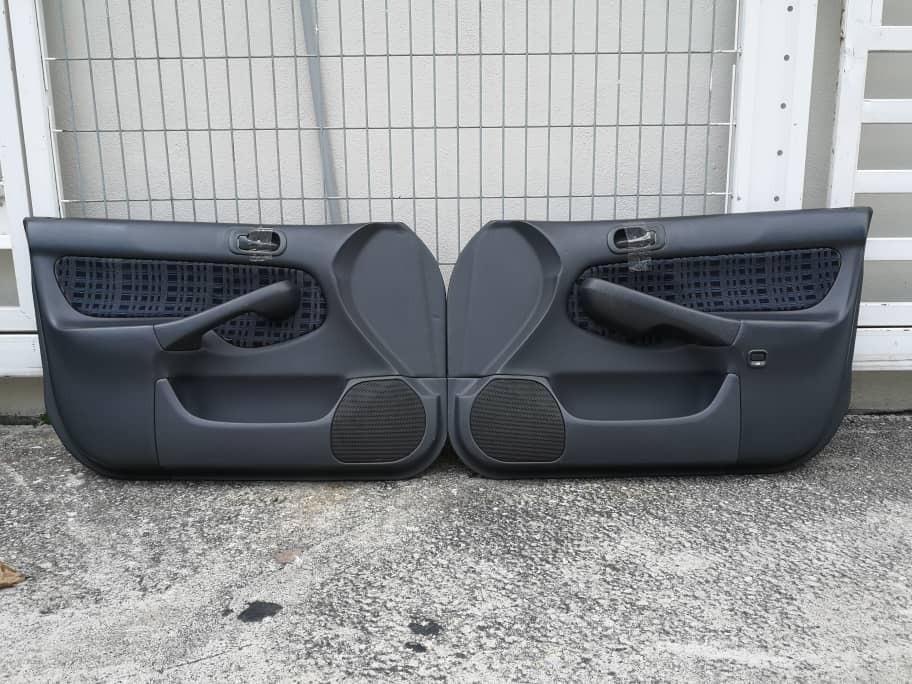 Honda Civic EK SO4 Blue Colour Checker Door Trim Set, Auto 