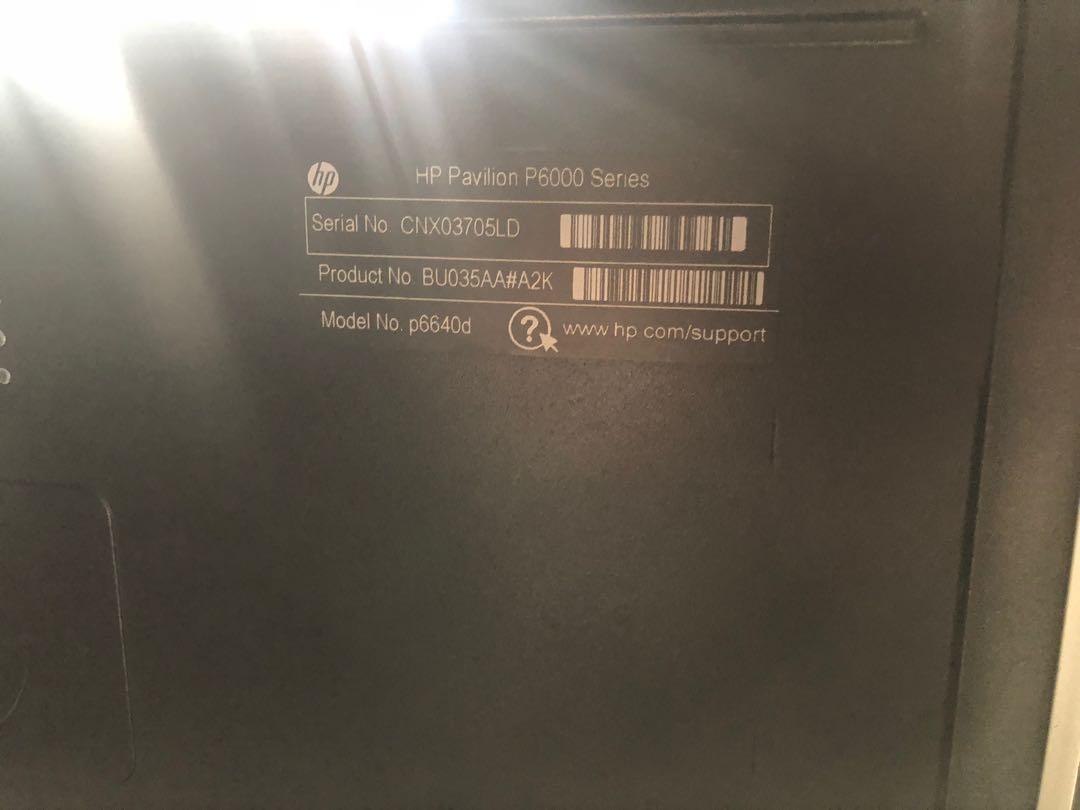 HP Pavilion P6000 Series System Unit Only RUSH, Computers & Tech