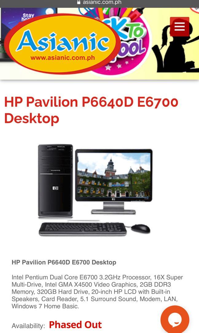 HP Pavilion P6000 Series System Unit Only RUSH, Computers & Tech
