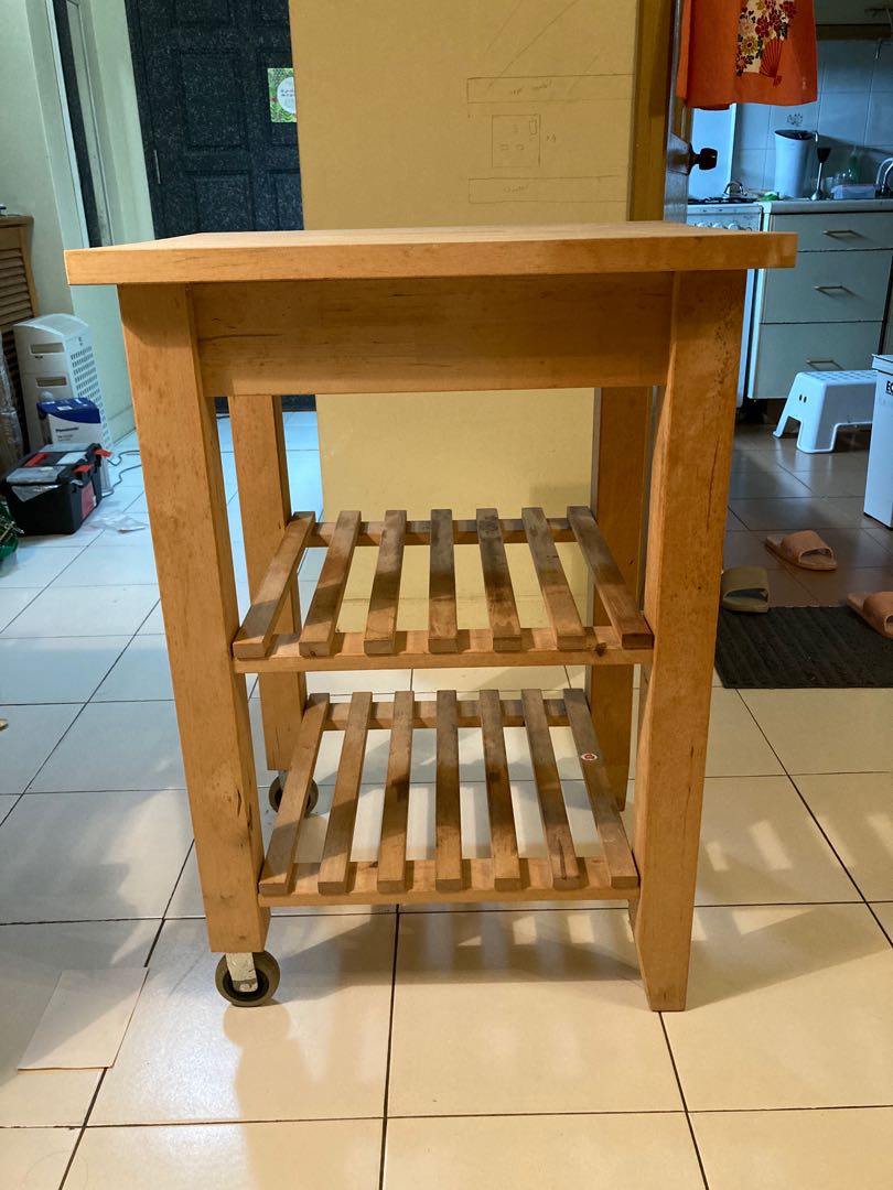 IKEA BEKVÄM Kitchen trolley,, Furniture & Home Living, Furniture