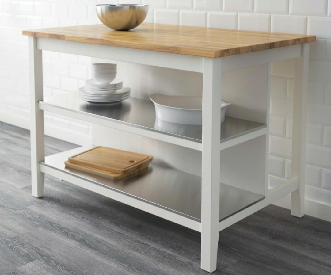 IKEA Stenstorp Kitchen Island, Furniture & Home Living, Furniture