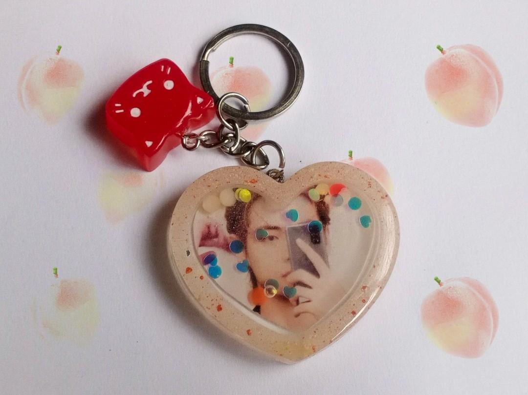Bts resin keychain store