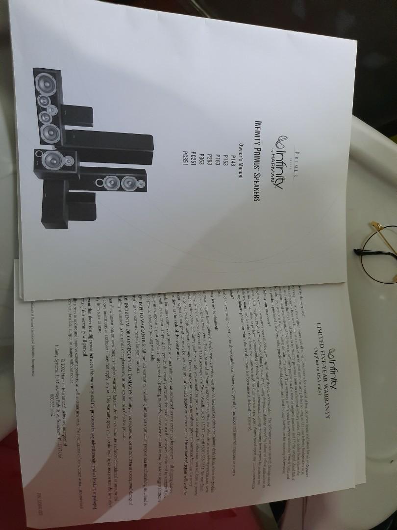 infinity primus p363 for sale