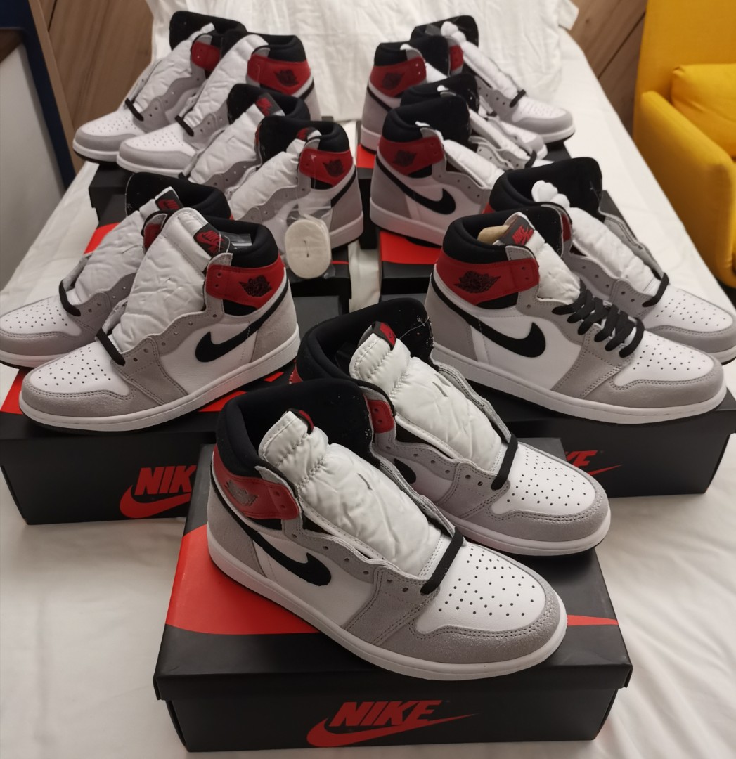 Jordan 1 Retro High Og Smoke Grey Men S Fashion Footwear Sneakers On Carousell