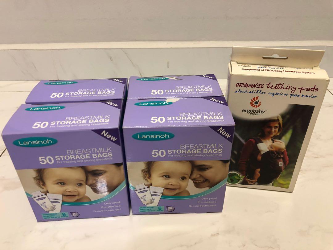 freezing breastmilk for teething