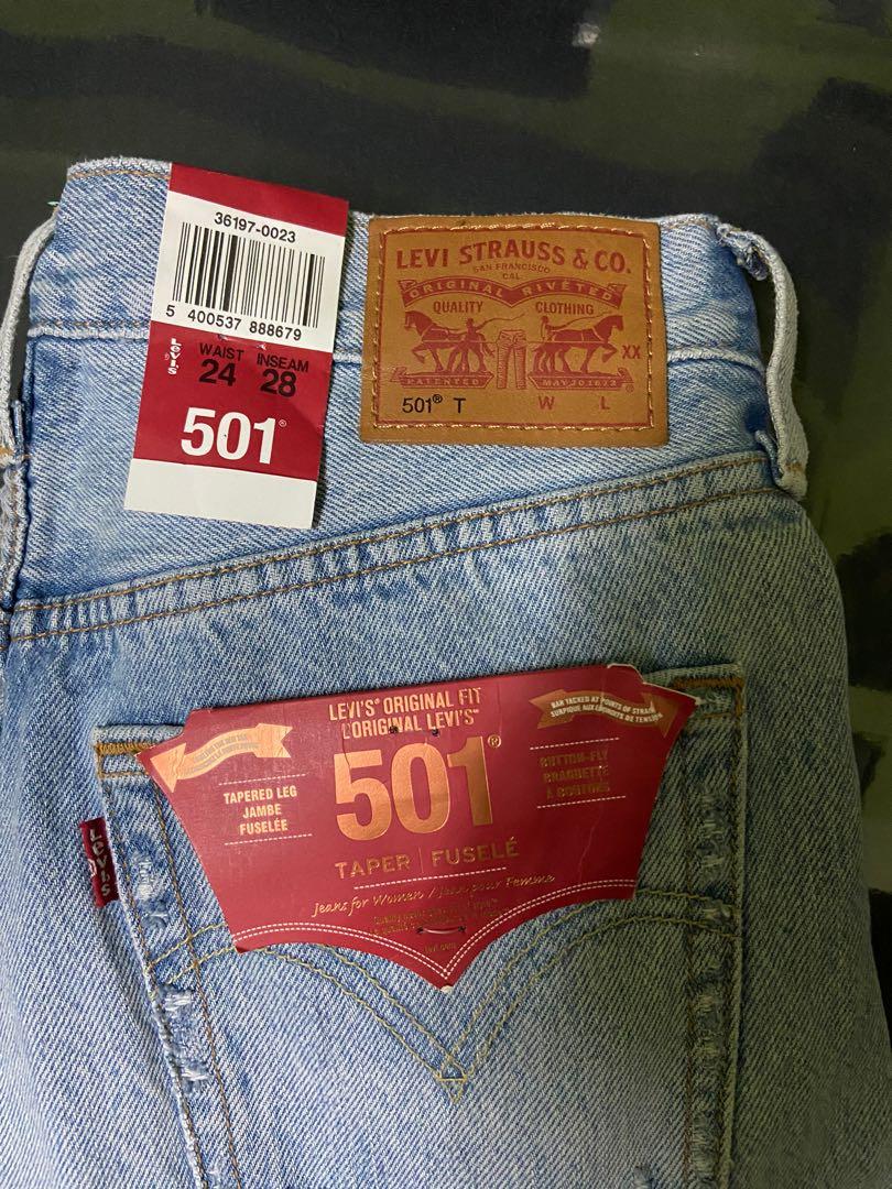 levi's women's 501 taper jeans