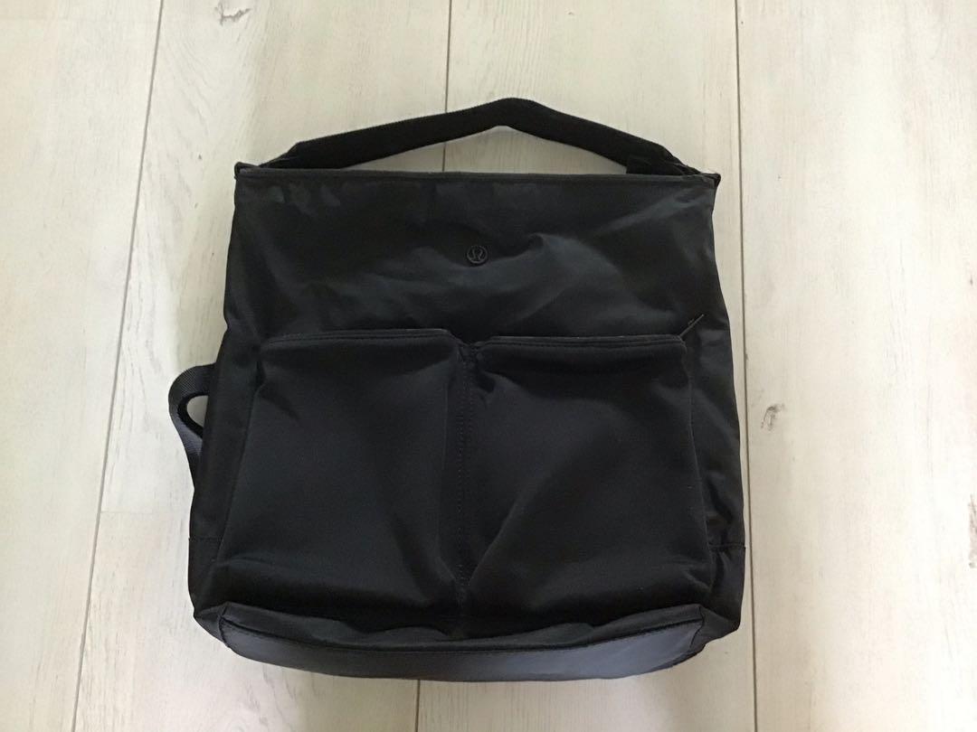 Set Black Convertible Backpack Bag (13L 