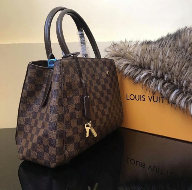 LV Made in Spain Montaigne Damier, Luxury, Bags & Wallets on Carousell