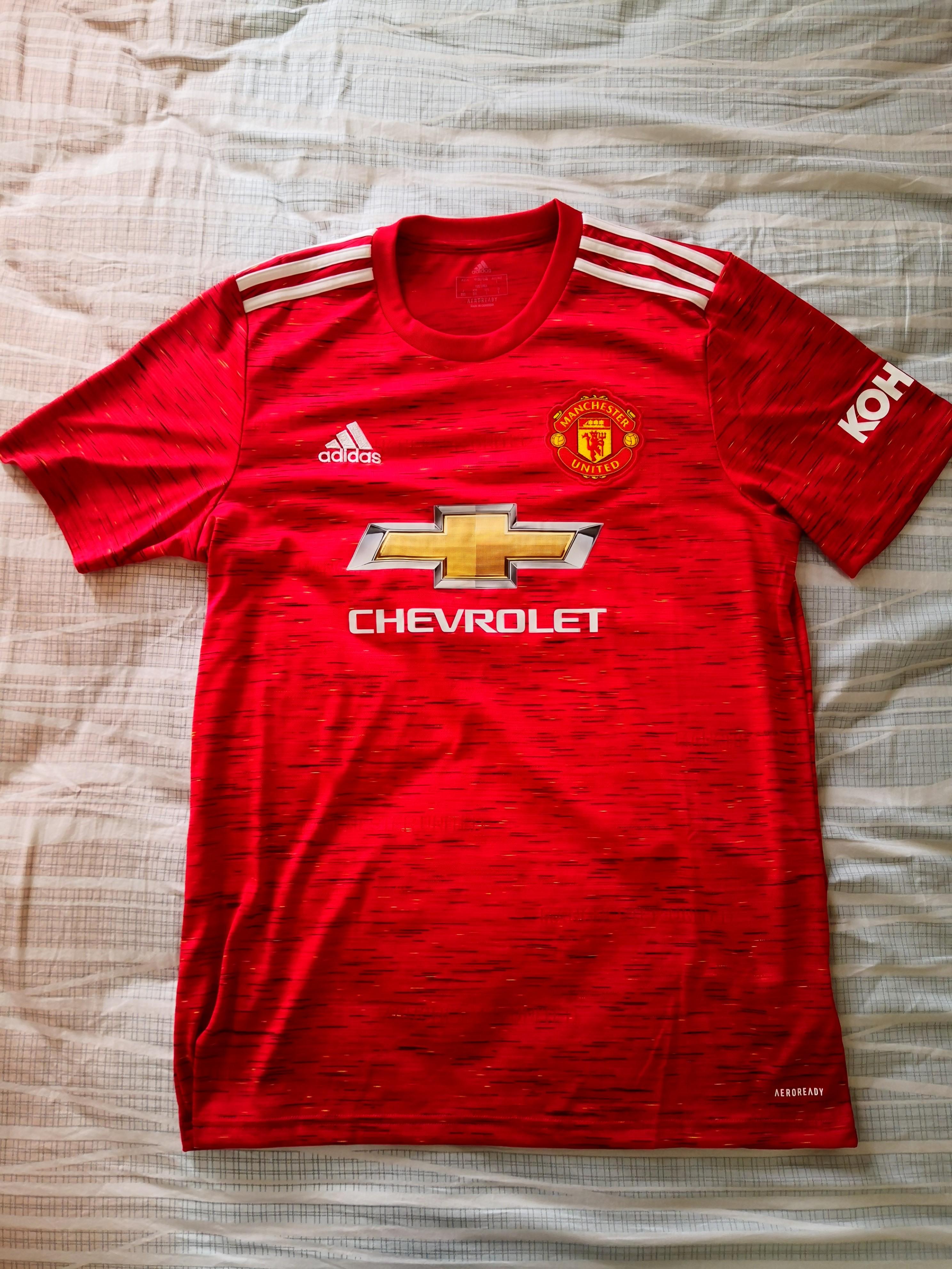 Manchester United Jersey 20 21 Season Adidas Original Jersey Sports Athletic Sports Clothing On Carousell