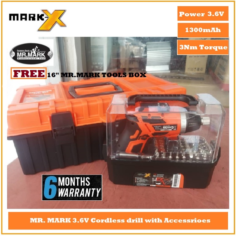 MARK X (MR.MARK）Cordless Screwdriver Lithium Electric Compact Driver 3