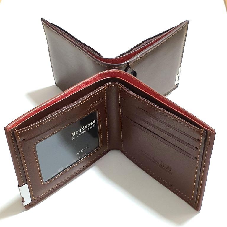 Men Bense - Slim Leather Wallet, Men's Fashion, Watches & Accessories ...