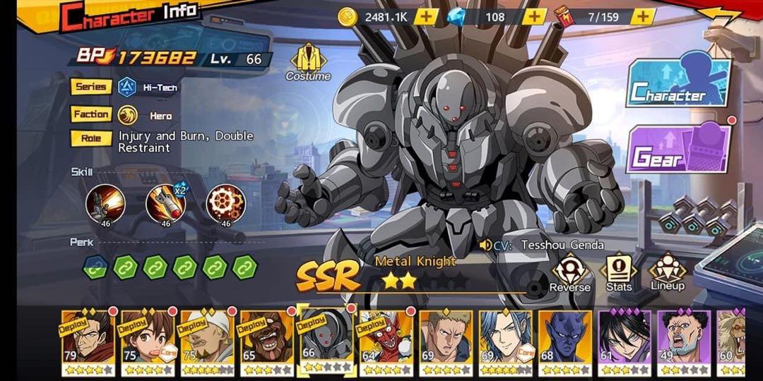 Metal Knight 1 4m One Punch Man The Strongest Video Gaming Gaming Accessories In Game Products On Carousell