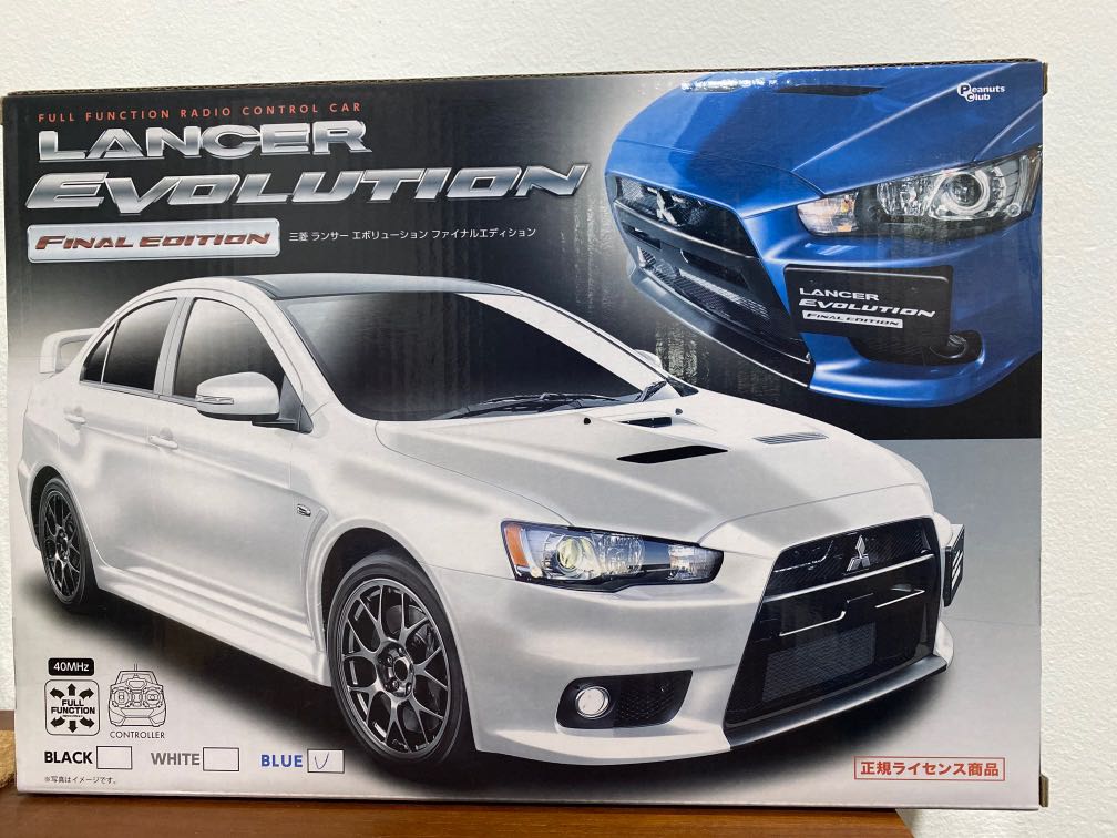 Mitsubishi Lancer Evolution Final Edition Radio Control Hobbies Toys Toys Games On Carousell