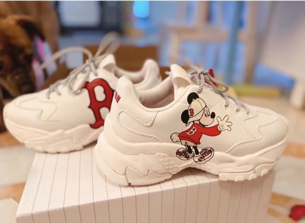 MLB big ball chunky sneakers mickey mouse Men s Fashion Footwear