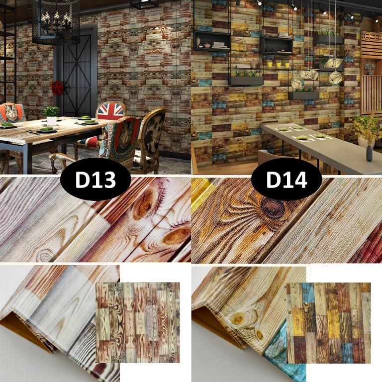 NEW 3D Wallpaper / Wall Foam Sticker / Wall Sticker / self adhesive ...