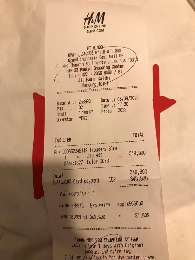H&m deals 23 paskal