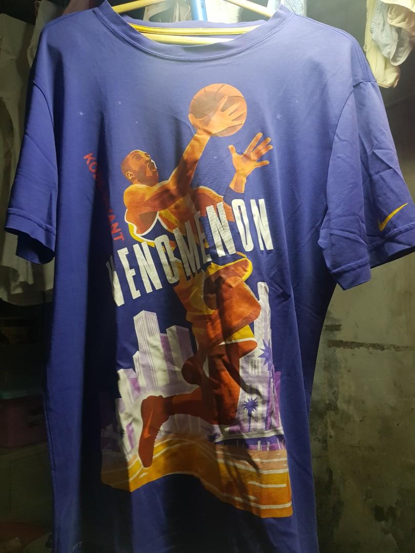 Nike Kobe Tshirts (Category: Tshirts & Polo Shirts ) located in Quezon City. Submitted by raphasuncion (Listing ID 1033242490, Image 2). Description: For Sale Nike Kobe Shirts Authentic used. limit your expectations venomenon violet - old model (Medium) Kobe logo violet - with bleach stain (pic for referrence) (Small) 600 for both Rfs: decluttering/hindi na nagagamit mode of payment: gcash, bank transfer, meet up meet up: Katipunan QC area/Mariki