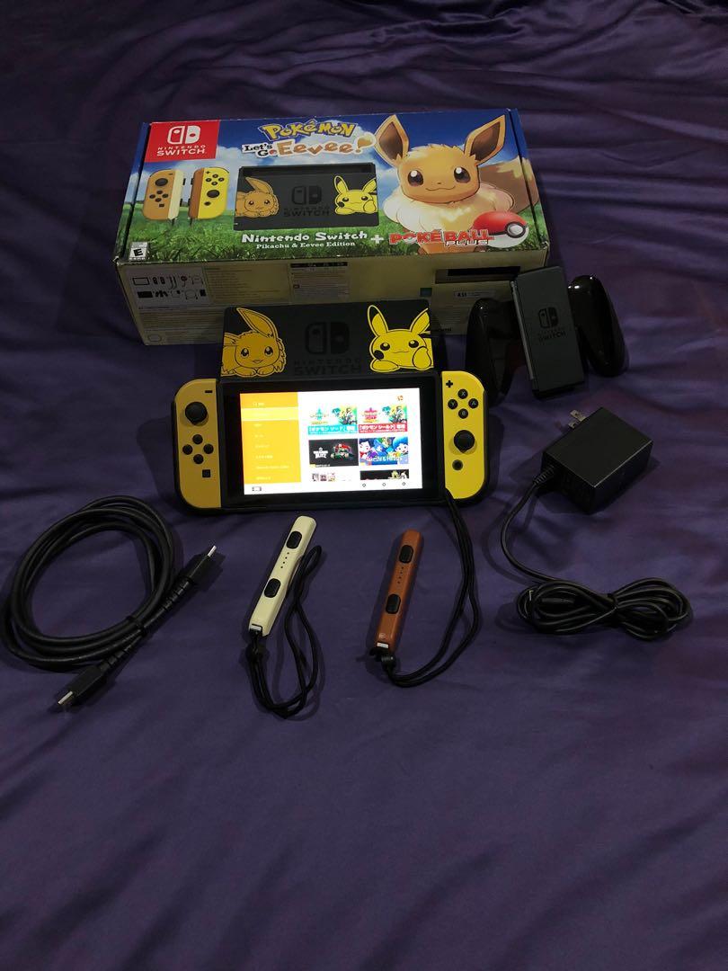 Nintendo Switch Pokemon Let Go Pikachu Pokemon Let Go Eevee Limited Edition V1 Used 4month Free Pokemon Pikachu Game Video Gaming Video Game Consoles On Carousell Nintendo Switch Pokemon Let Go Pikachu Pokemon Let Go Eevee Limited Edition V1 Used 4month Free Pokemon Pikachu Game Video Gaming Video Game Consoles On Carousell