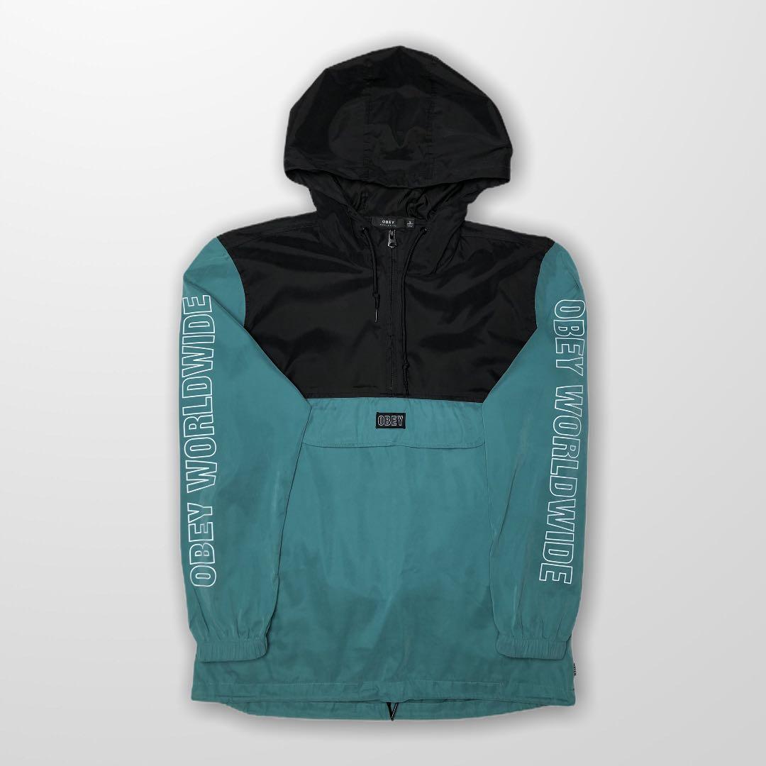 Obey worldwide windbreaker top