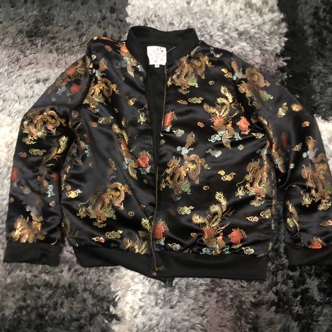 OMIGHTY ORIENTAL BOMBER JACKET Women s Fashion Coats Jackets