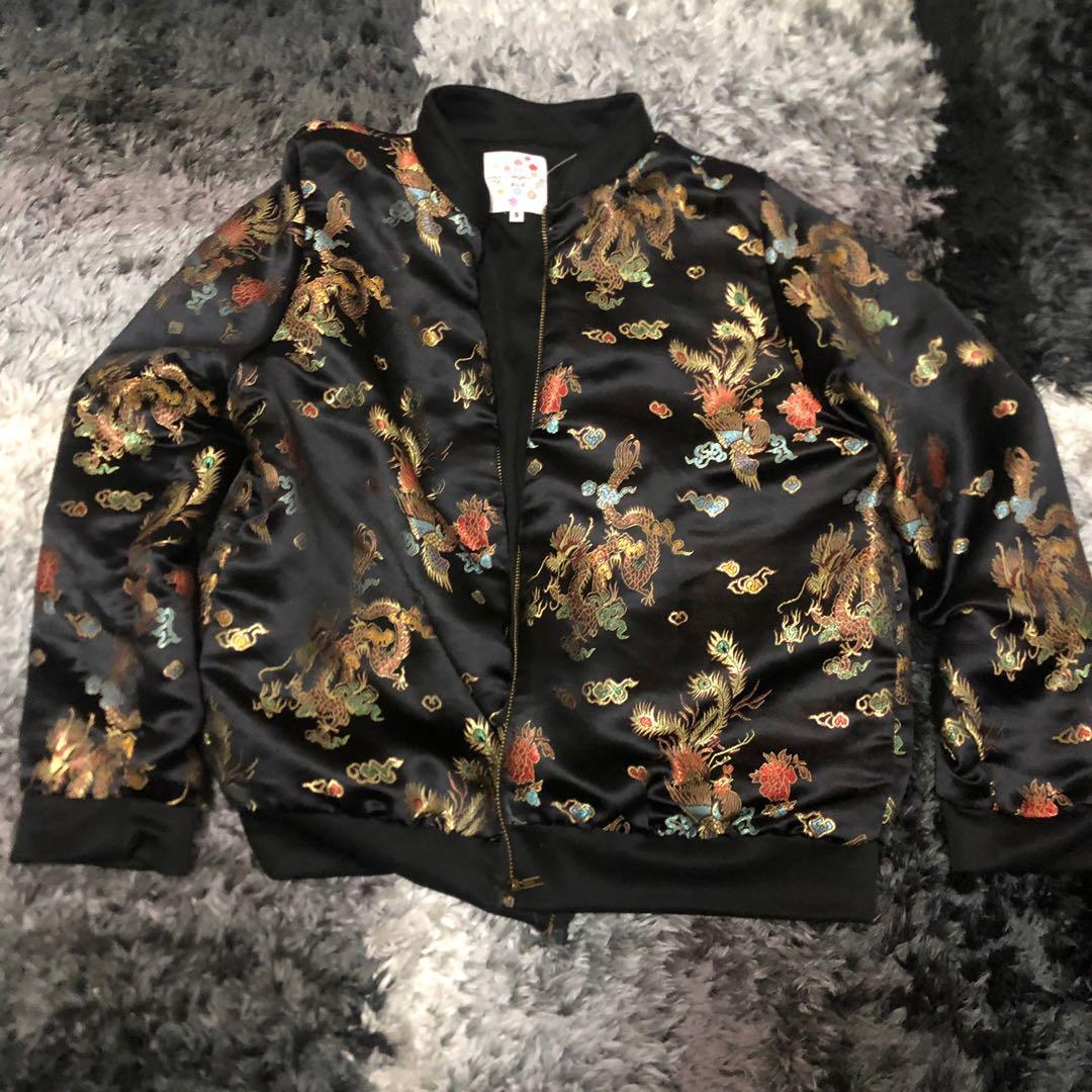 OMIGHTY ORIENTAL BOMBER JACKET Women s Fashion Coats Jackets and Outerwear on Carousell