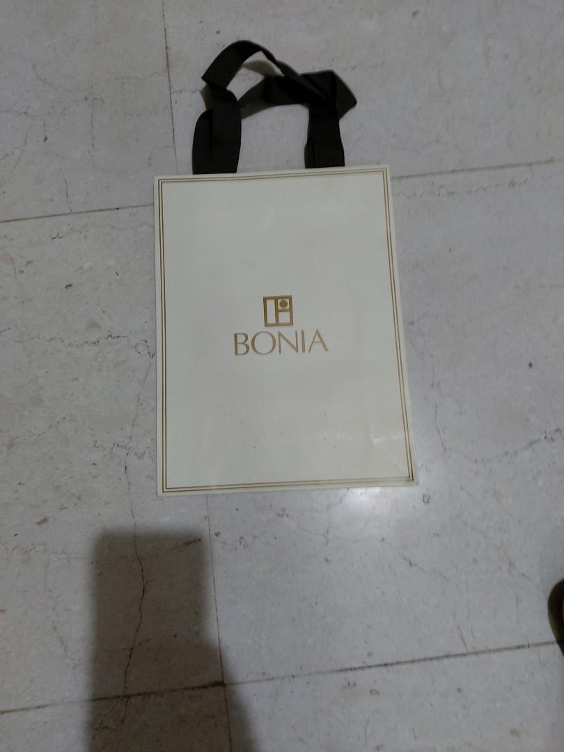 Paper bag Bonia kuning 21/28/8