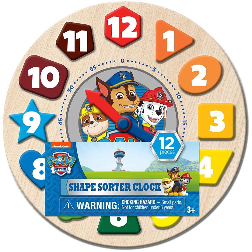 paw patrol clock