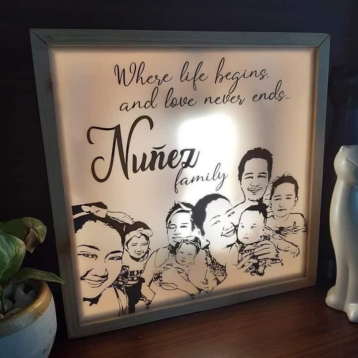 personalized desk lamp