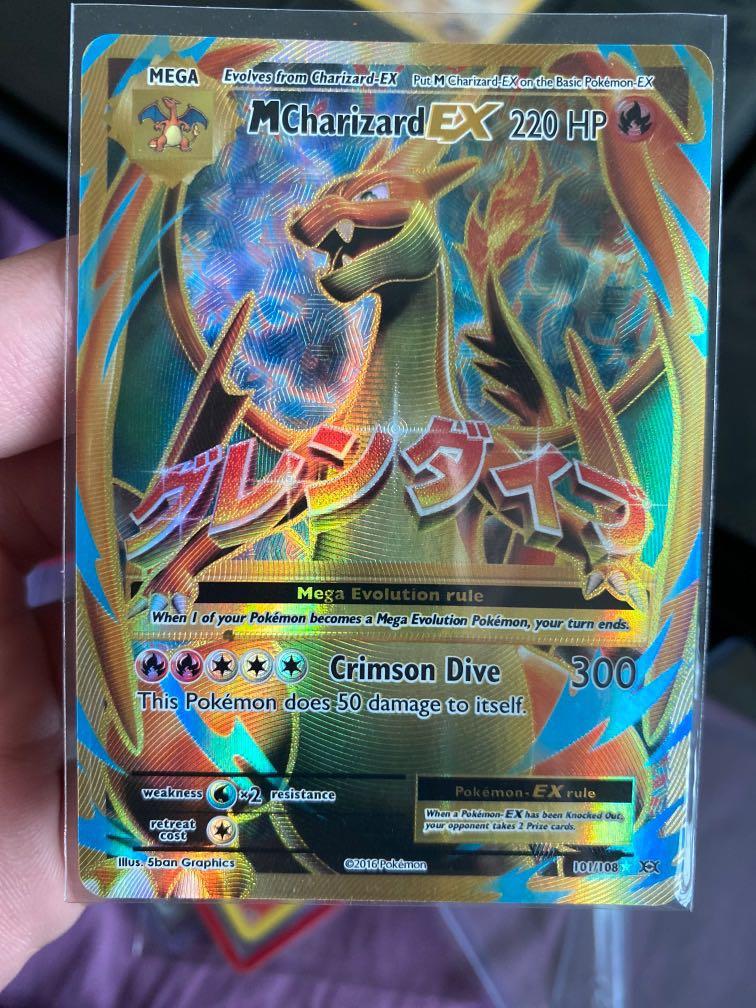 Pokemon Card M Charizard Ex Toys Games Board Games Cards On Carousell