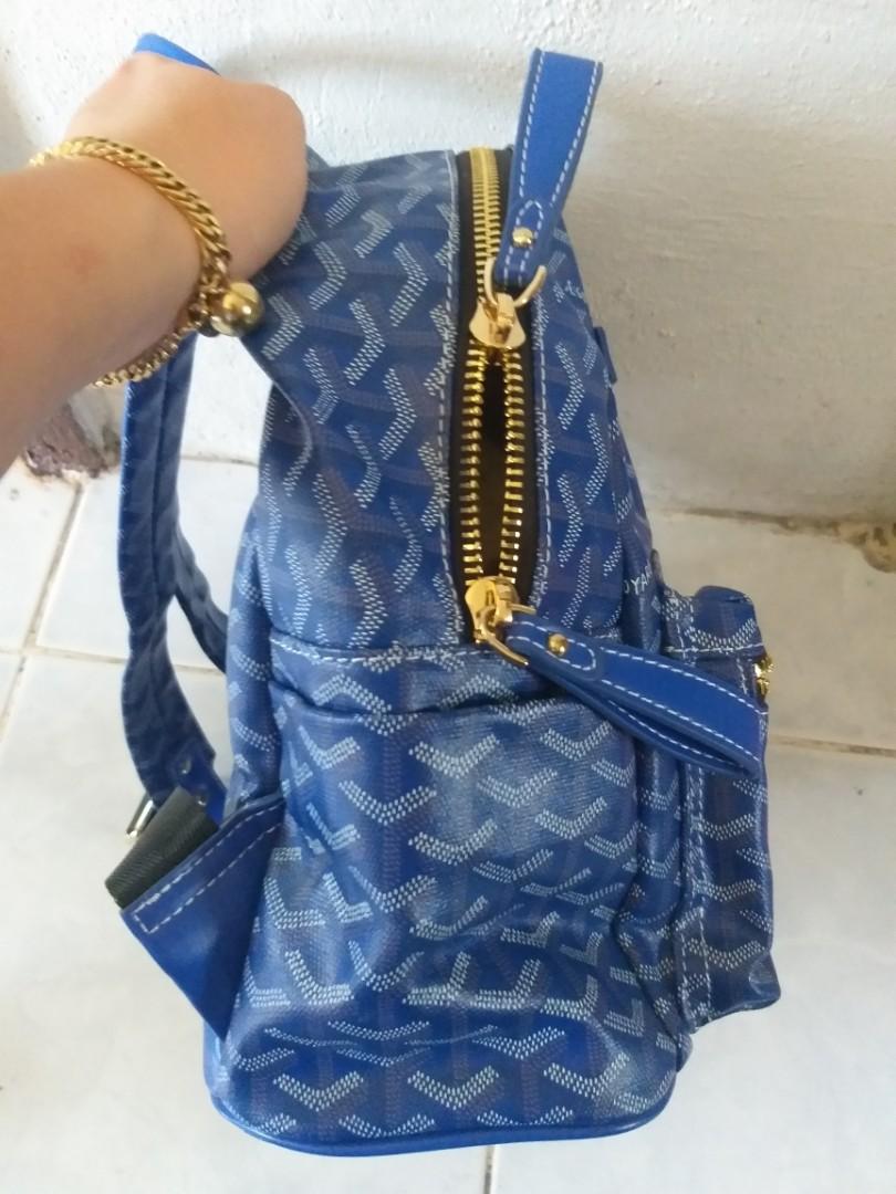 Preloved GOYARD BACKPACK BLUE GOLD STARK, Luxury, Bags & Wallets on  Carousell