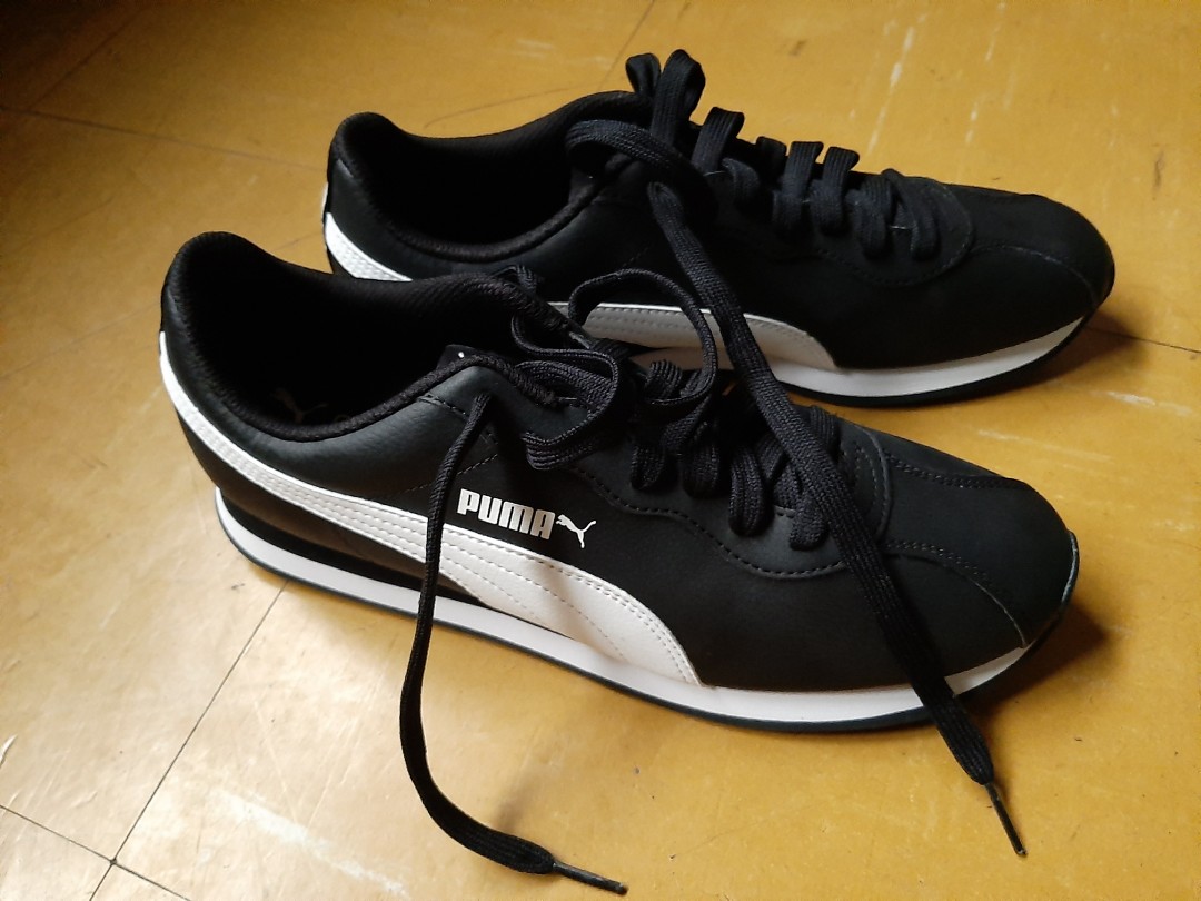 puma black rubber shoes