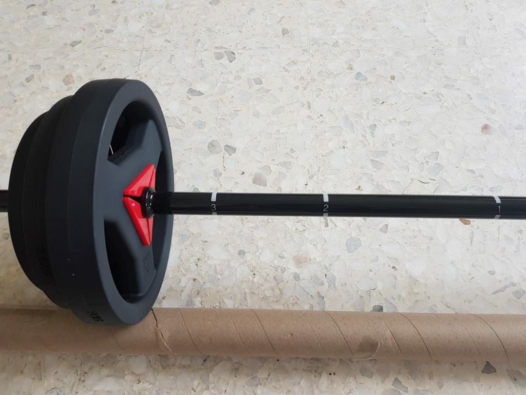 Barbell set reebok on sale