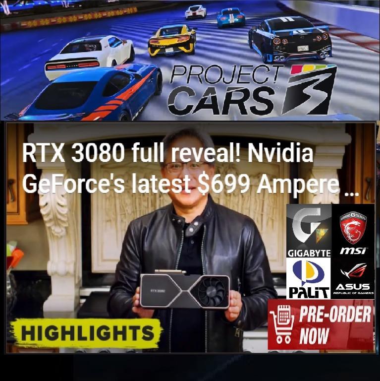Rtx 3080 10gb Gigabyte Msi Asus Pre Order Sales Is Now On Pm Us Now Release After 17 Sep 2020 Tg Rtx 2070 2080 2080 Ti Electronics Computer Parts Accessories On Carousell