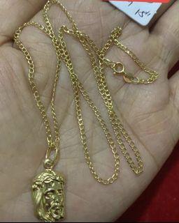 18k Yellow Gold Scapular Our Lady Of Mount Carmel Sacred Heart Medal Italy Made Ebay