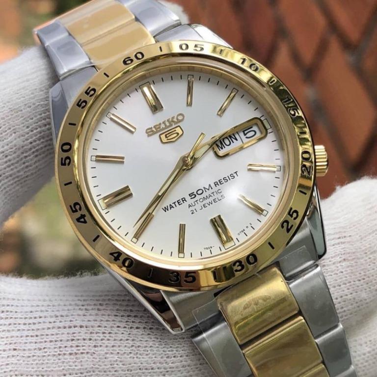Seiko 5 SNKE04K1 Automatic Gents Two Tone Stainless Steel Watch