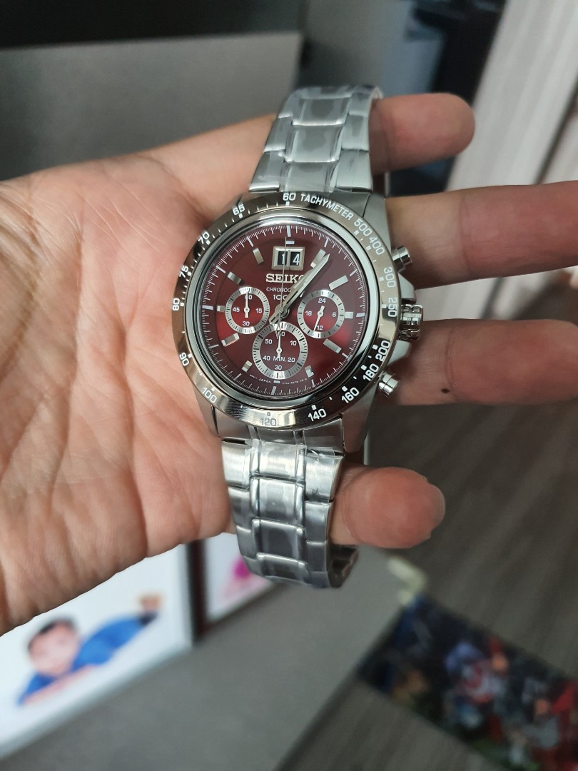 Seiko Lord red dial (rare), Men's Fashion, Watches & Accessories, Watches  on Carousell