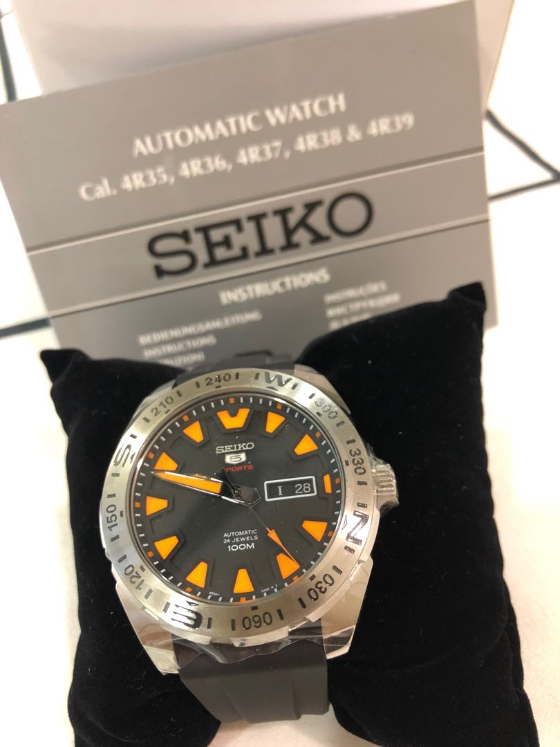 Seiko 5 Sports Automatic 24 Jewels SRP741K1 Men s Fashion