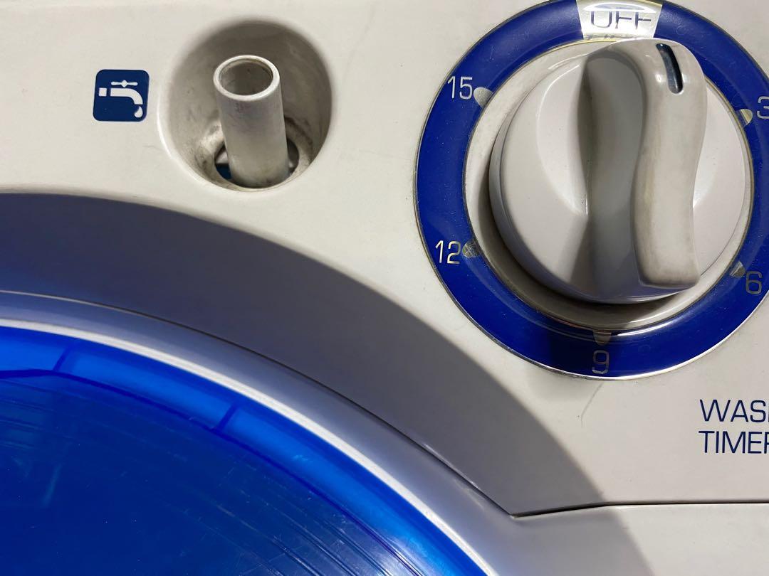 Sharp 8.5KG Twin Tub Washing Machine (ES8535T)BL 36020, TV & Home Appliances, Washing