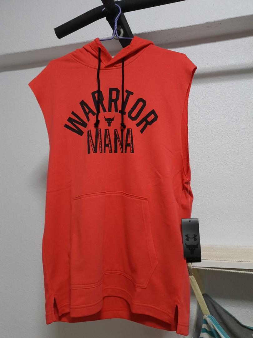 sleeveless hoodie project rock