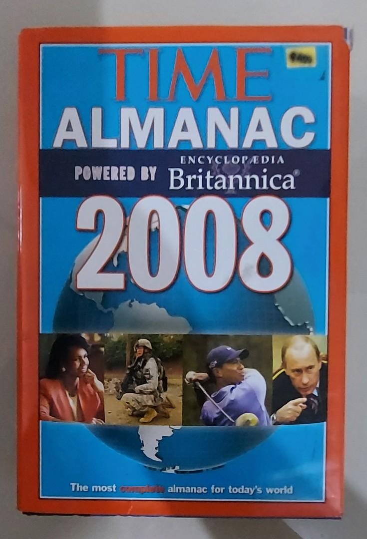 Time Almanac 2008 Hobbies Toys Books Magazines Travel Holiday Guides On Carousell