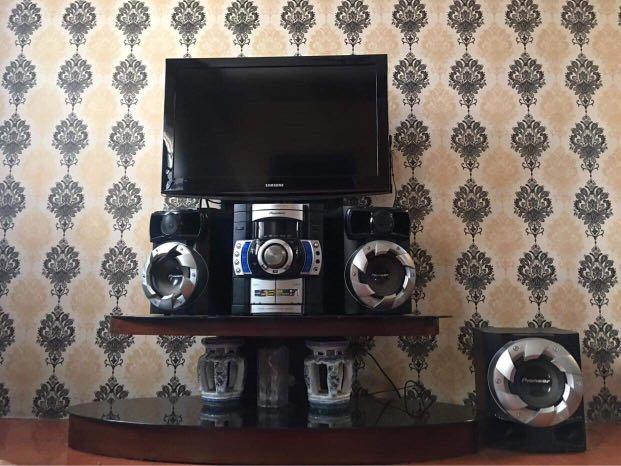 Tv and component shop rack