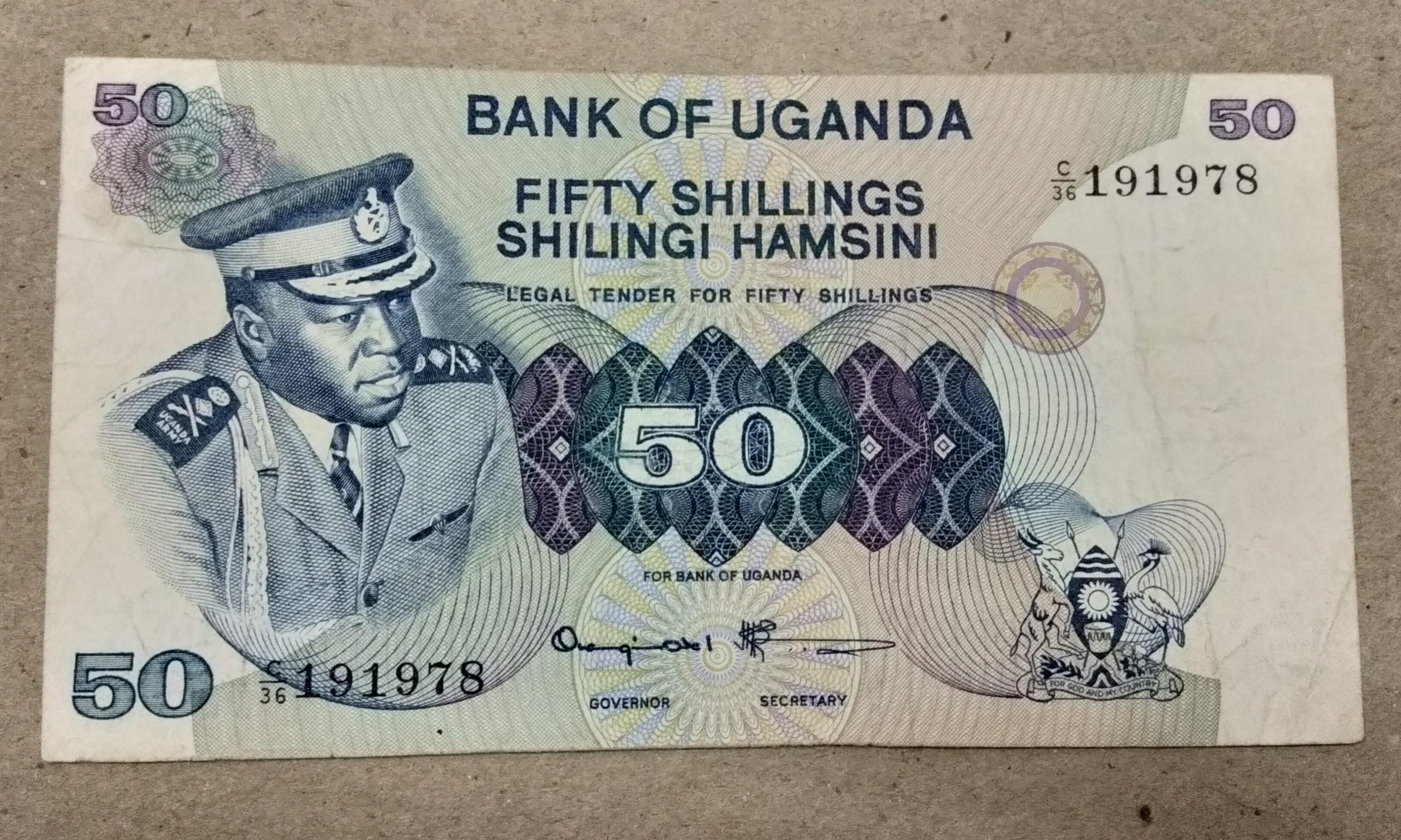 Album & Certificate Idi Amin,The Butcher of Uganda Set of 2 coins & 1 banknote 