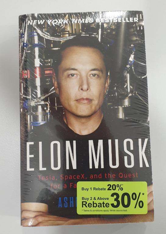Unopened Elon Musk Book Books Stationery Books On Carousell